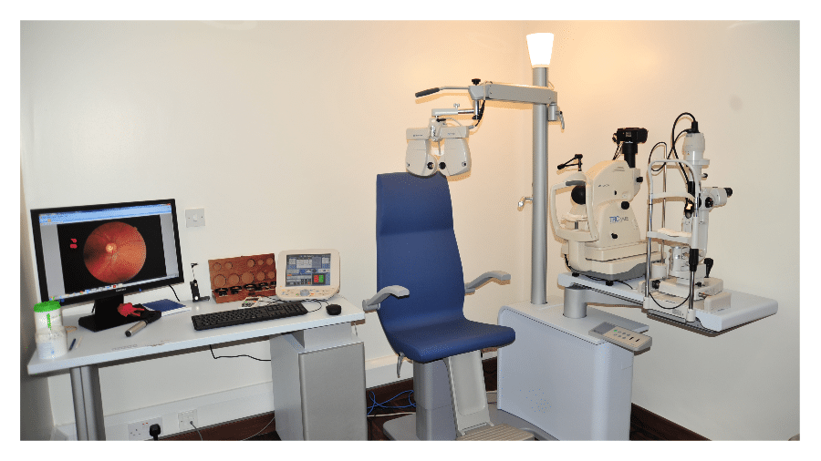 Consulting Room eye test