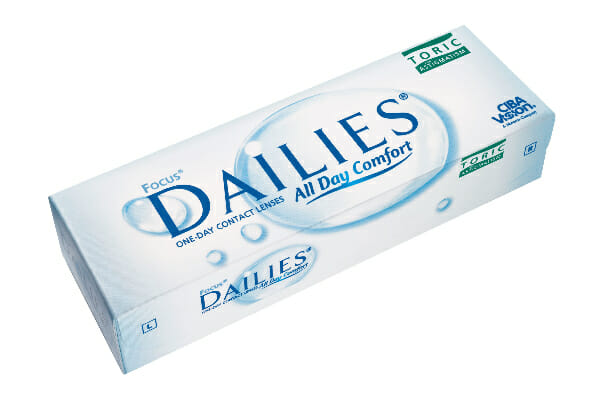 Dailies Toric contact lenses