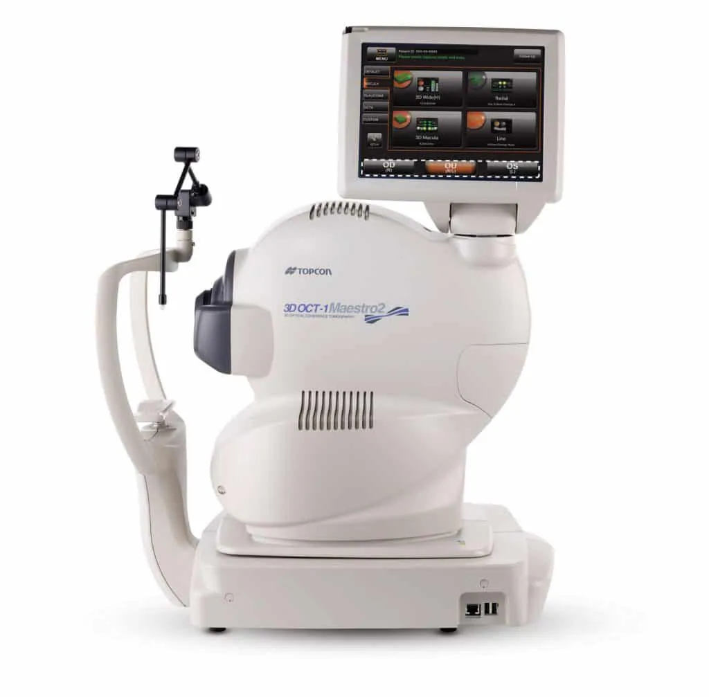 topcon oct glaucoma